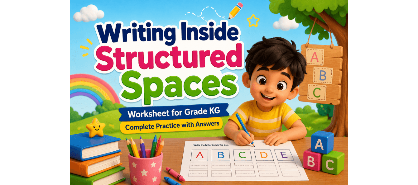 Writing Inside Structured Spaces – KG Worksheet for Handwriting Practice.png