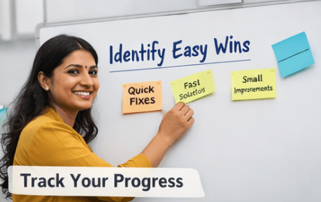 Identifying easy wins with low hanging fruit strategy