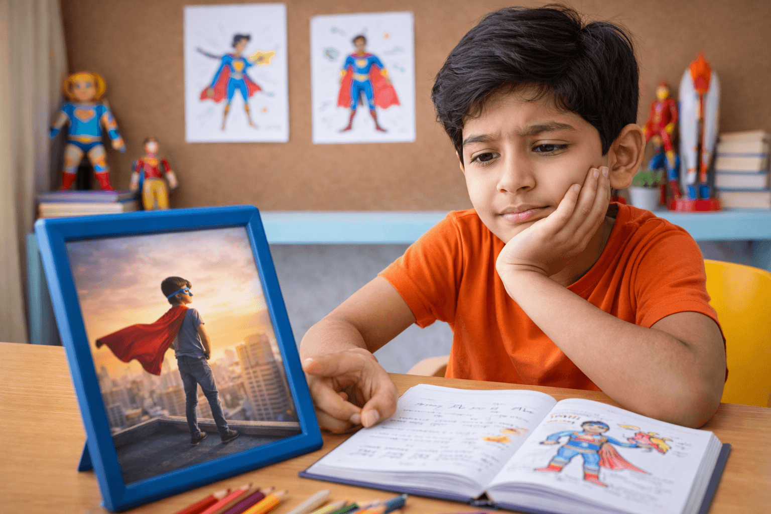 writing a superhero story