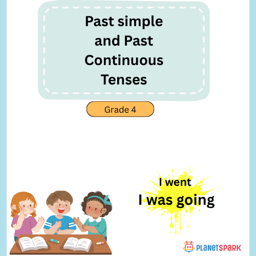 Class 4 Grammar Worksheet on Past Verb Tenses