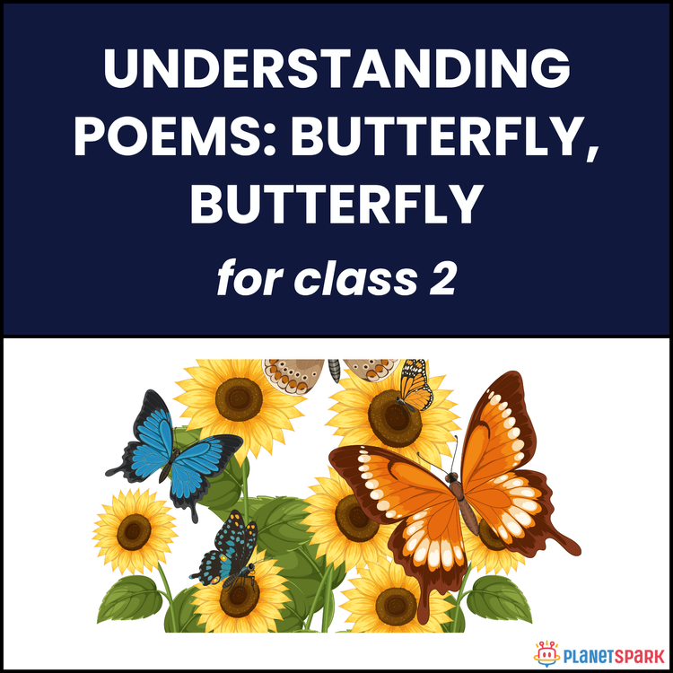 Class 2 Understanding Poems: Butterfly Butterfly