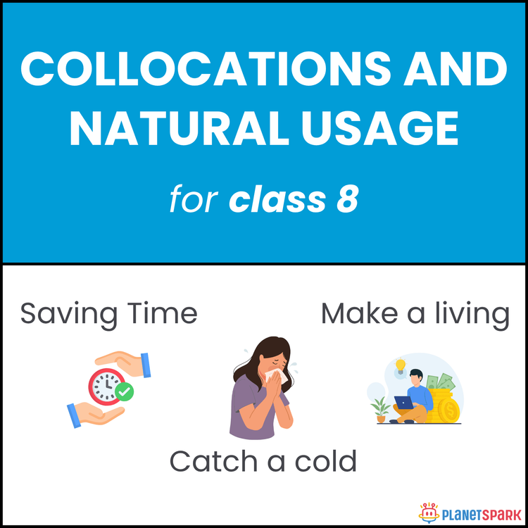 Class 8 Natural Usage with Collocations Worksheet