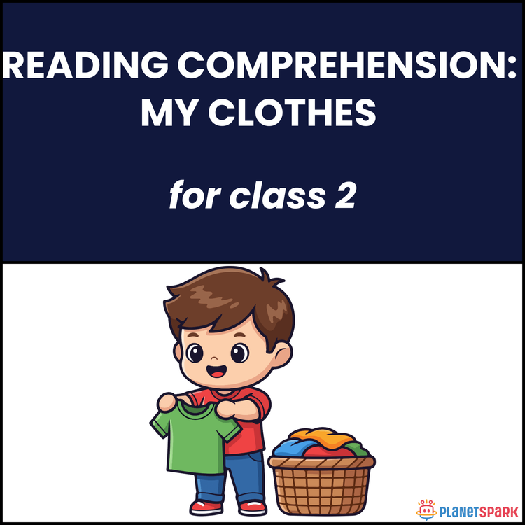Class 2 Reading Comprehension: My Clothes