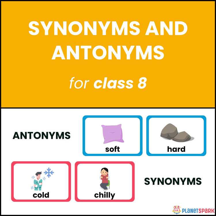Class 8 Synonyms and Antonyms Practice