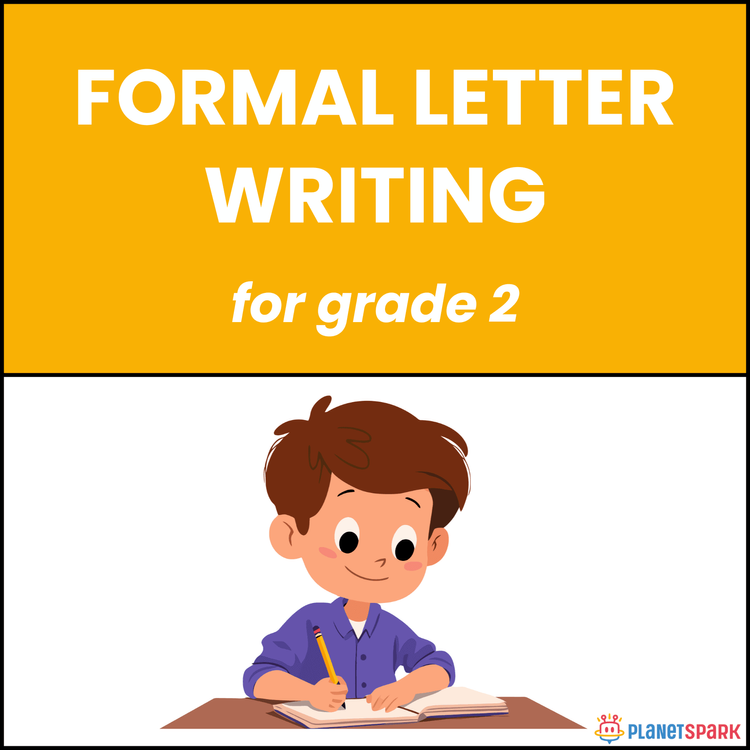 Class 2 English Worksheet on Formal Letter Writing