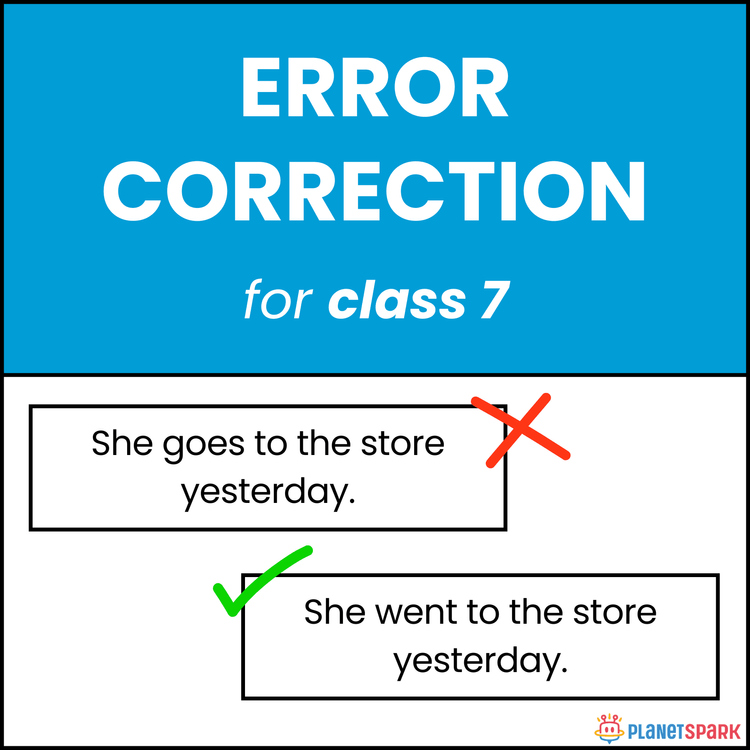 Class 7 Paragraph-Level Error Correction Worksheet