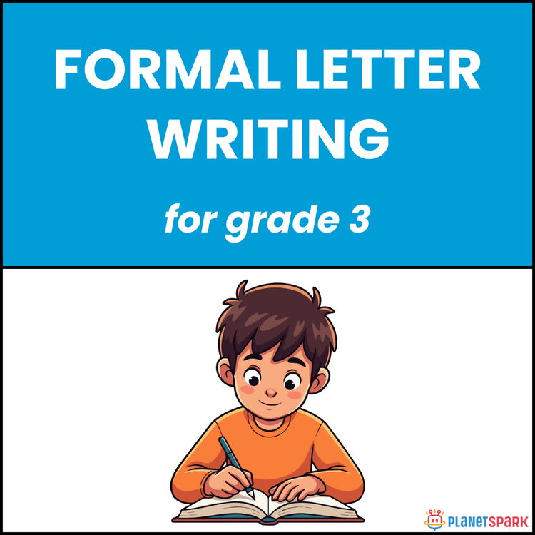 Class 3 English Worksheet on Formal Letter Writing