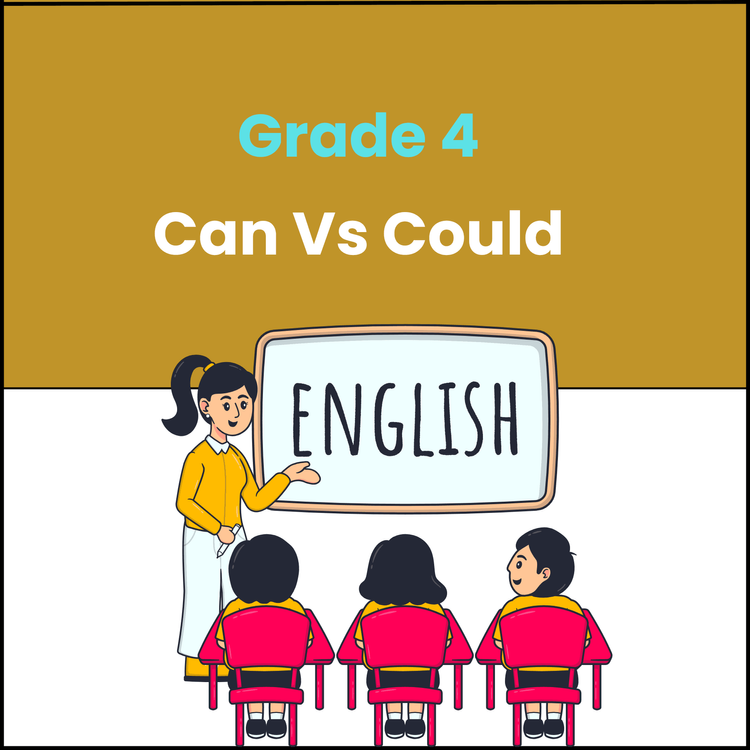 Can vs Could Worksheet For Class 4