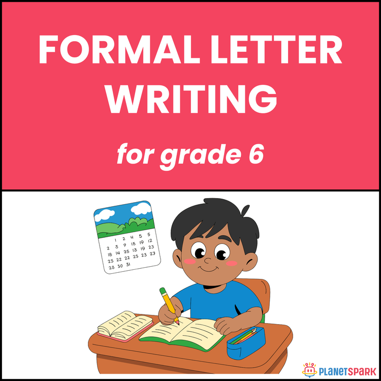 Class 6 English Worksheet on Formal Letter Writing