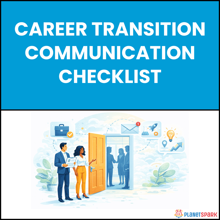 Career Transition Communication Checklist