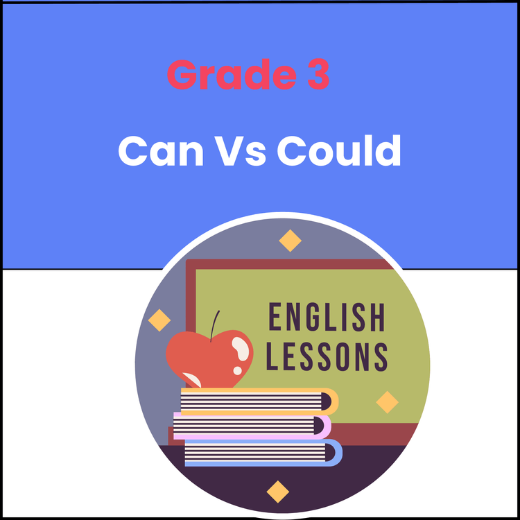 Can vs Could Worksheet For Class 3