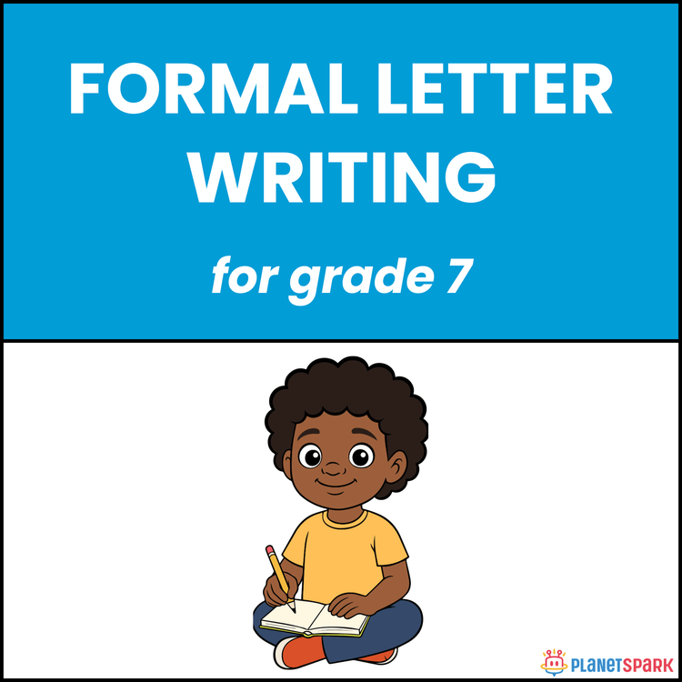Class 7 English Worksheet on Formal Letter Writing