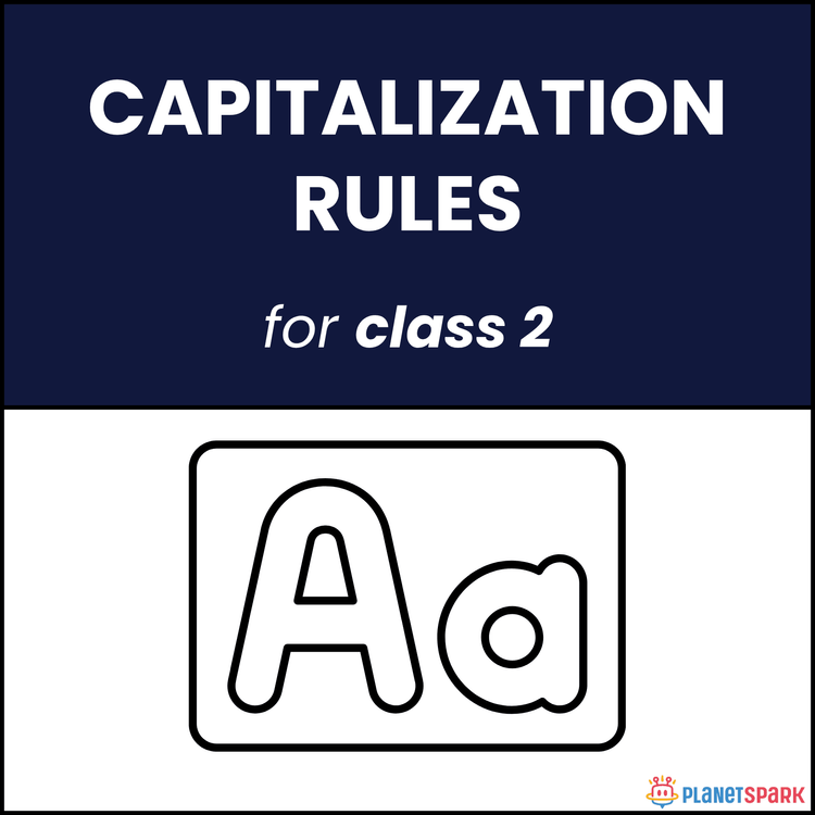 Class 2 Grammar Worksheet on Capital Letters Rules