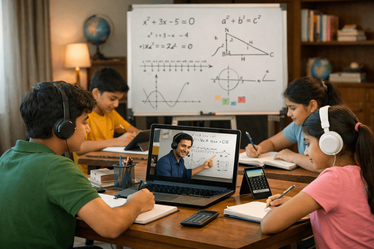 Master Class 9 Maths with Confidence through Online Tuition