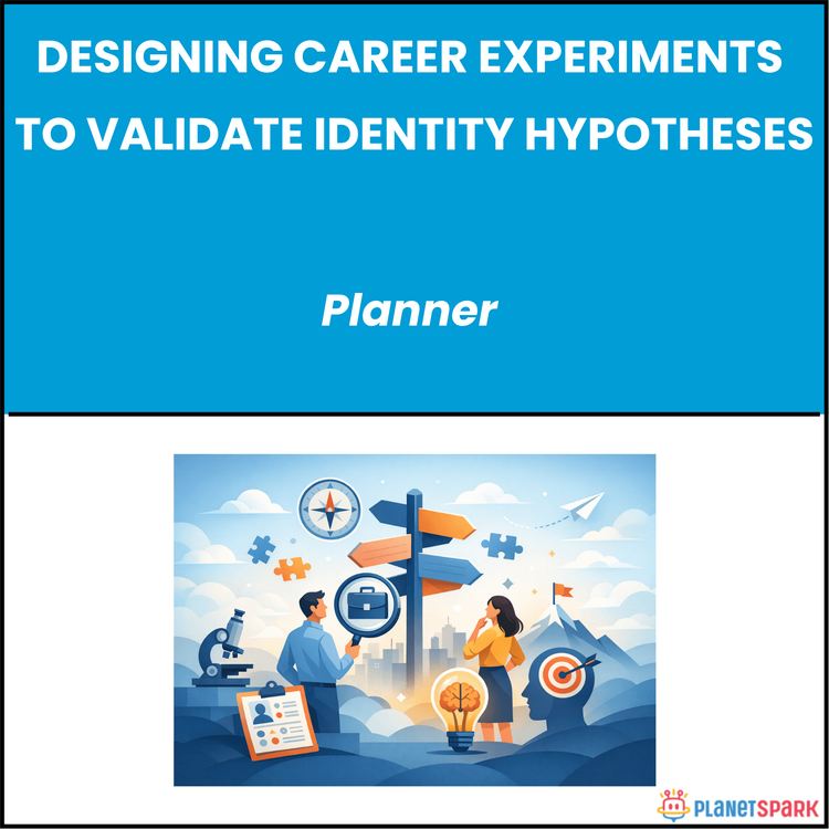 Designing Career Experiments To Validate Identity Hypotheses