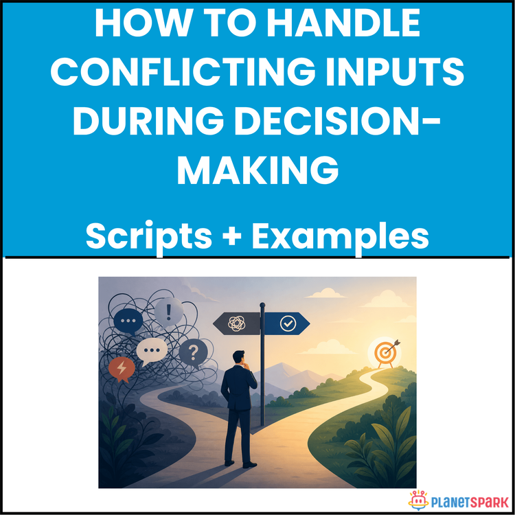 How to Handle Conflicting Inputs During Decision-Making