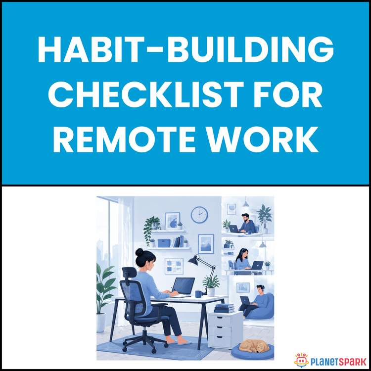 Habit-Building Checklist for Remote Work