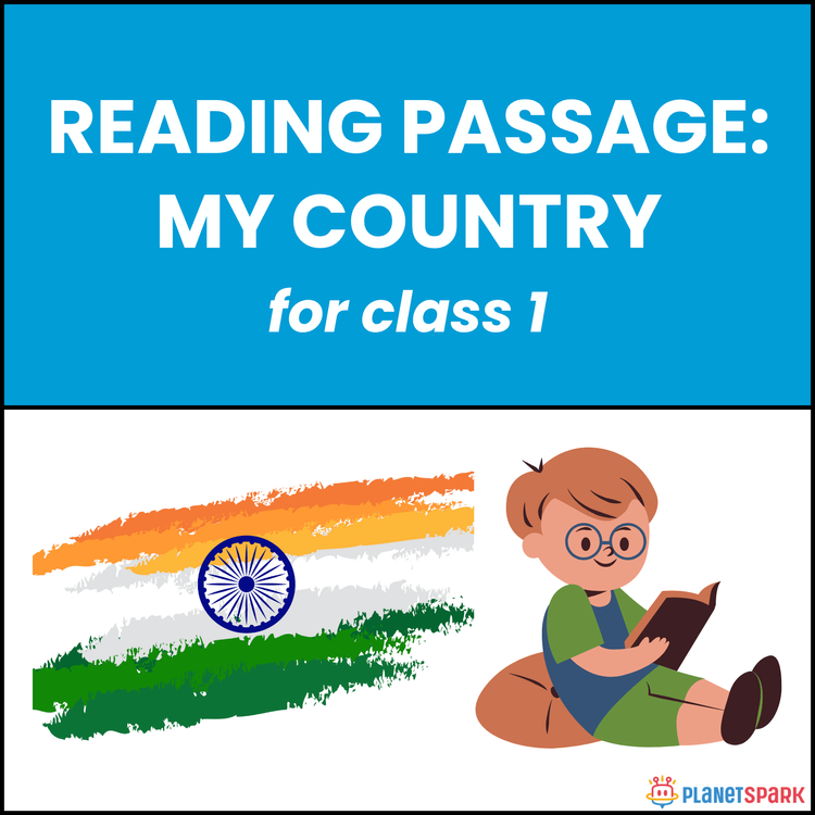 Class 1 Reading Passage on My Country