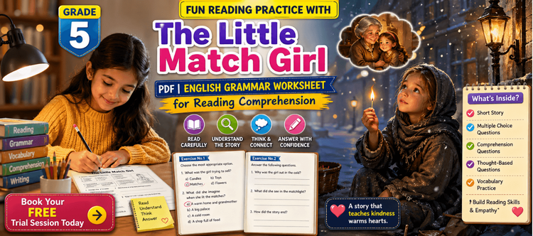 Fun Reading Practice with Grade 5 The Little Match Girl PDF