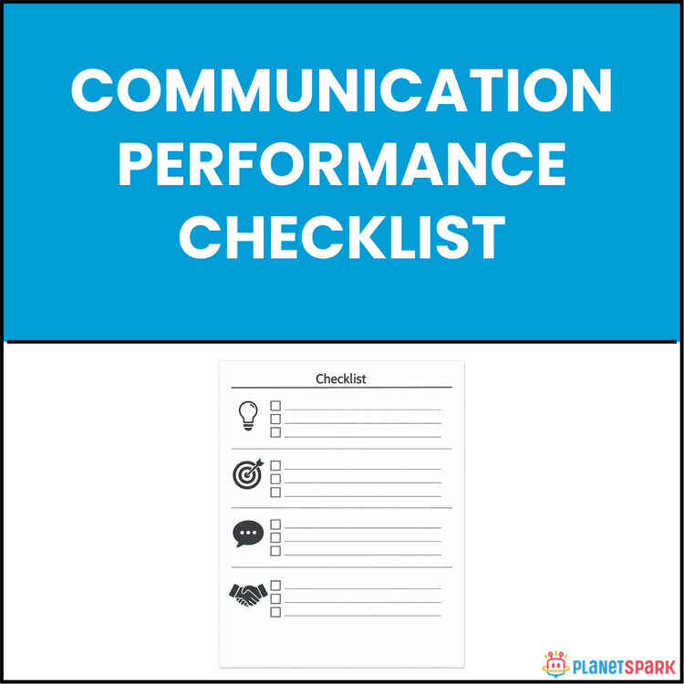 Communication Performance Checklist