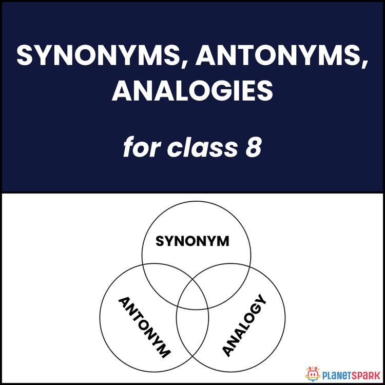 Class 8 Worksheet on Synonyms, Antonyms & Analogies