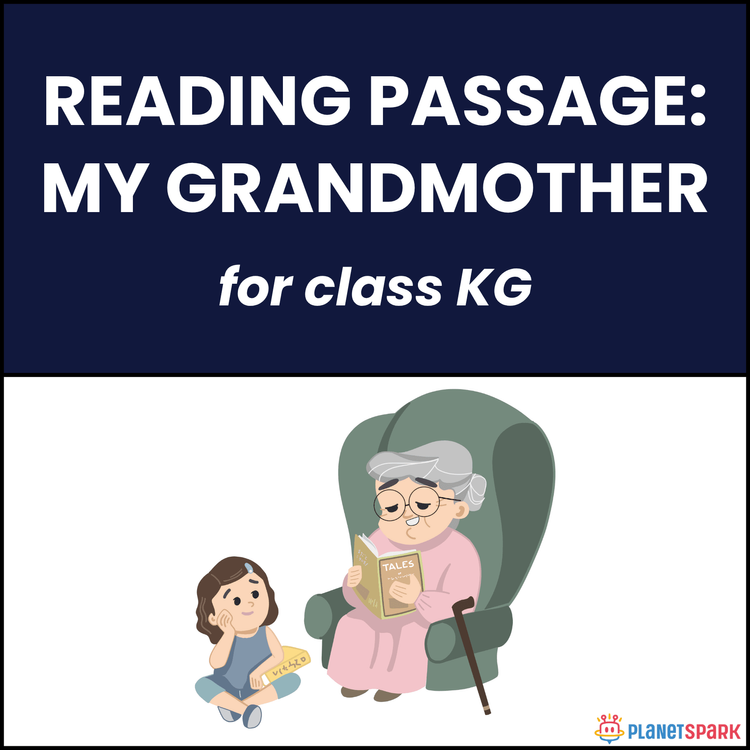Class KG Unseen Passage on My Grandmother
