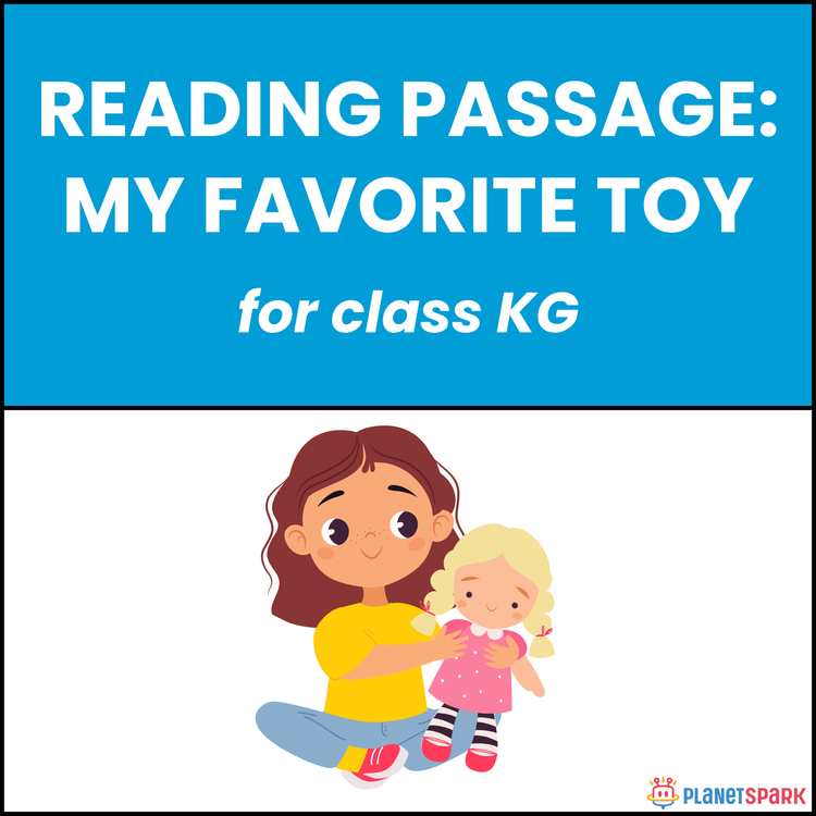 Class KG Unseen Passage on My Favorite Toy