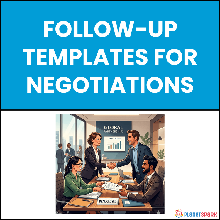 Follow-Up Templates for negotiations