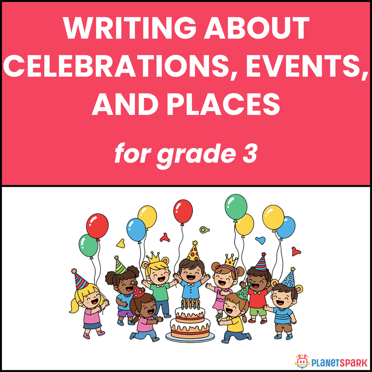 Class 3 English Worksheet Celebrations Events Writing