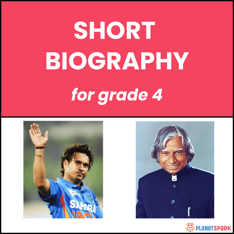 Class 4 Reading Worksheet on Short Biography