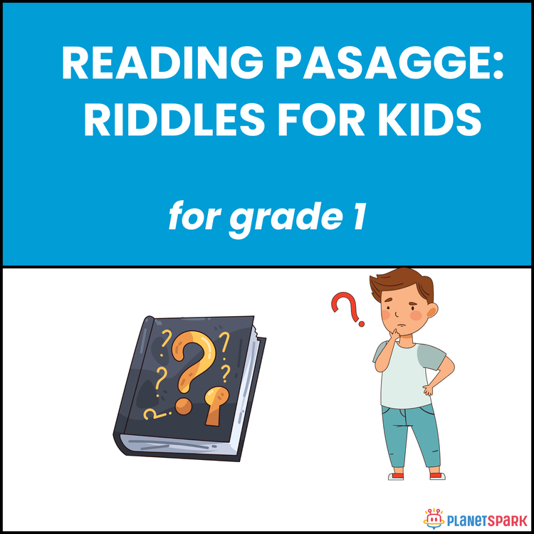 Class 1 Reading Passage on Riddles for Kids