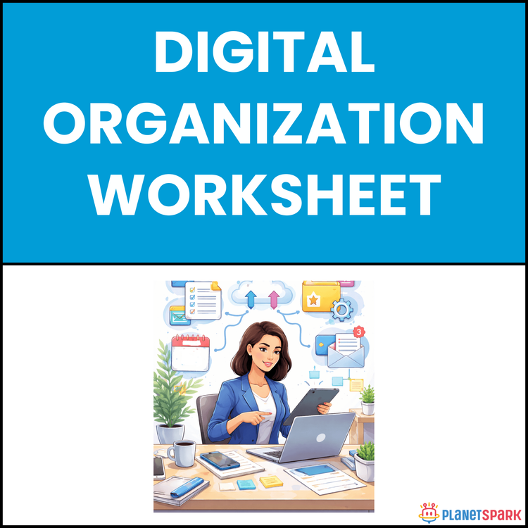 Digital Organization Worksheet