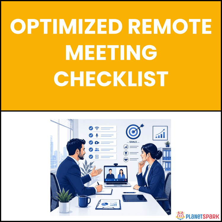 Optimized Remote Meeting Checklist