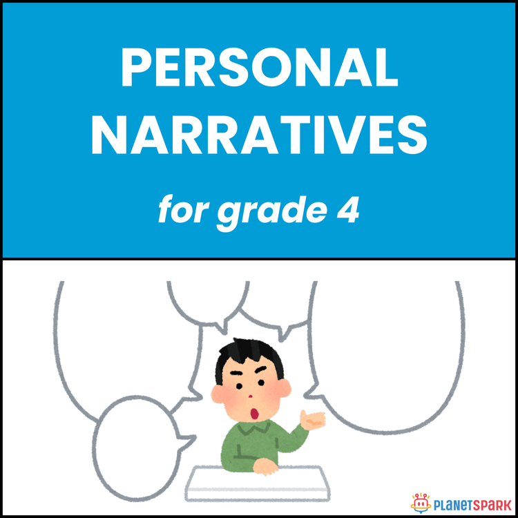 Class 4 Worksheet on Writing Personal Narratives