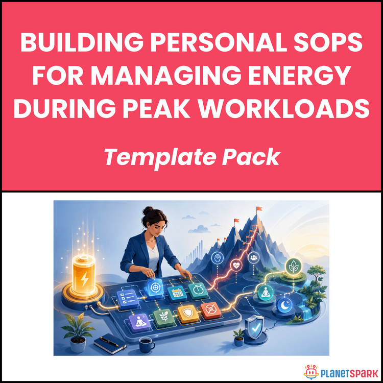 Building Personal SOPs for Managing Energy During Peak Workloads