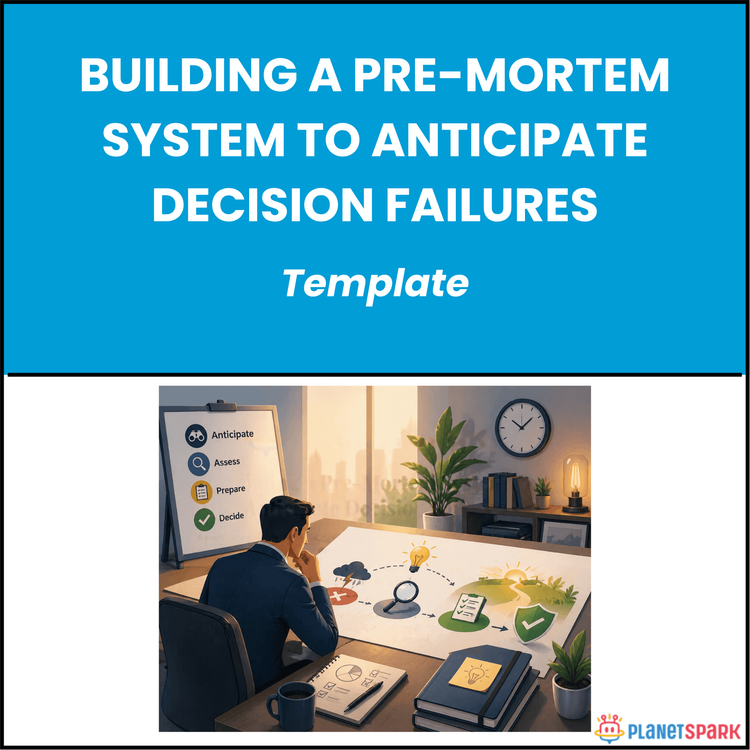 Building a Pre-Mortem System to Anticipate Decision Failures