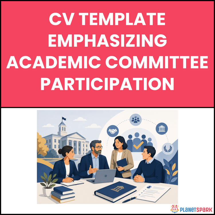 CV Template Emphasizing Academic Committee Participation