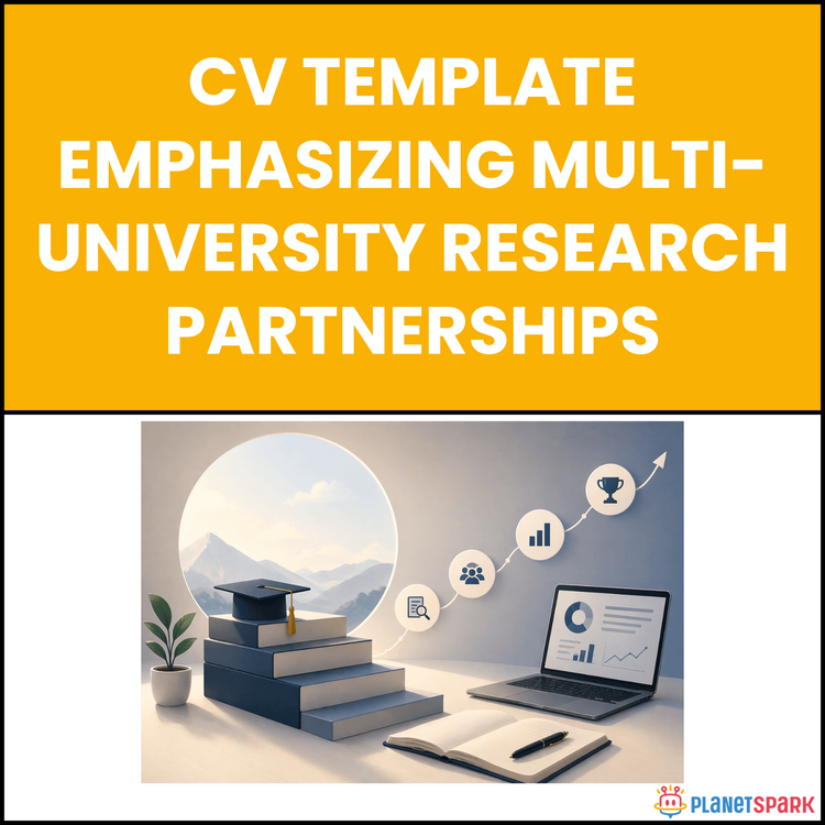 CV Template Emphasizing Multi-University Research Partnerships