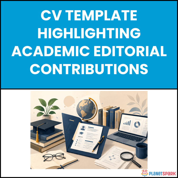 CV Template Highlighting Academic Editorial Contributions