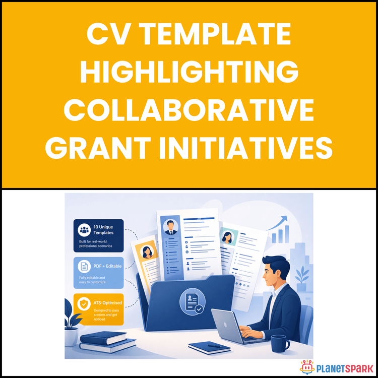 CV Template Highlighting Collaborative Grant Initiatives