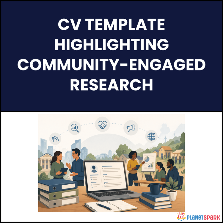 CV Template Highlighting Community-Engaged Research
