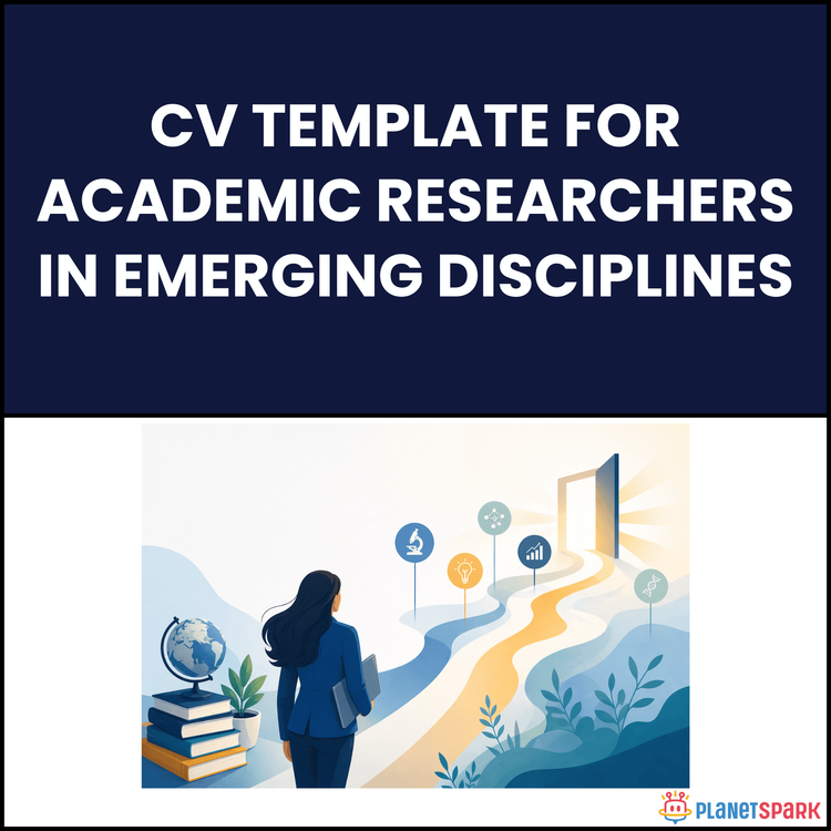 CV Template for Academic Researchers in Emerging Disciplines