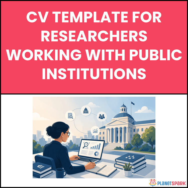 CV Template for Researchers Working with Public Institutions