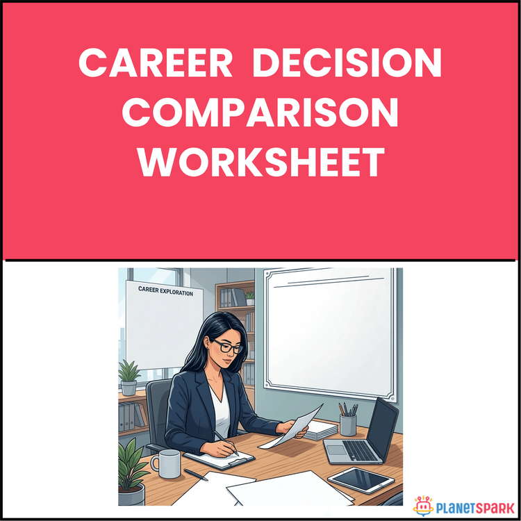 Career Decision Comparison Worksheet