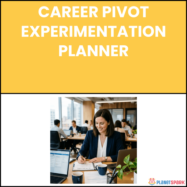 Career Pivot Experimentation Planner