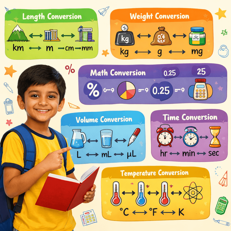 Unit Conversion Made Easy with Charts | PlanetSpark