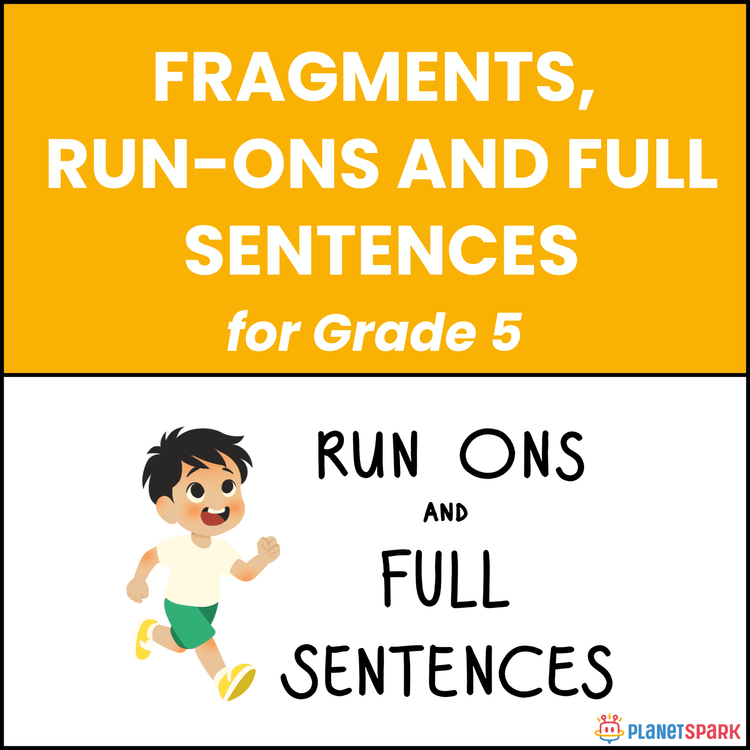 Class 5 Grammar Worksheet on Sentences
