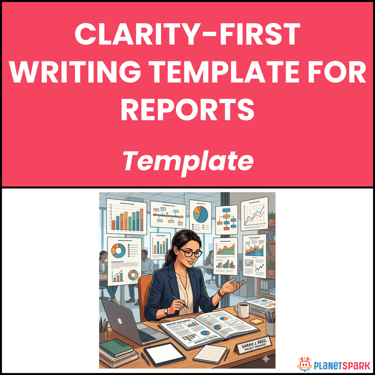 Clarity-First Writing Template for Reports | PlanetSpark