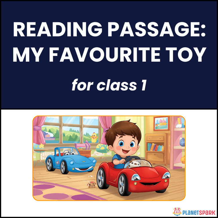 Class 1 Reading Passage on My Favorite Toy Story