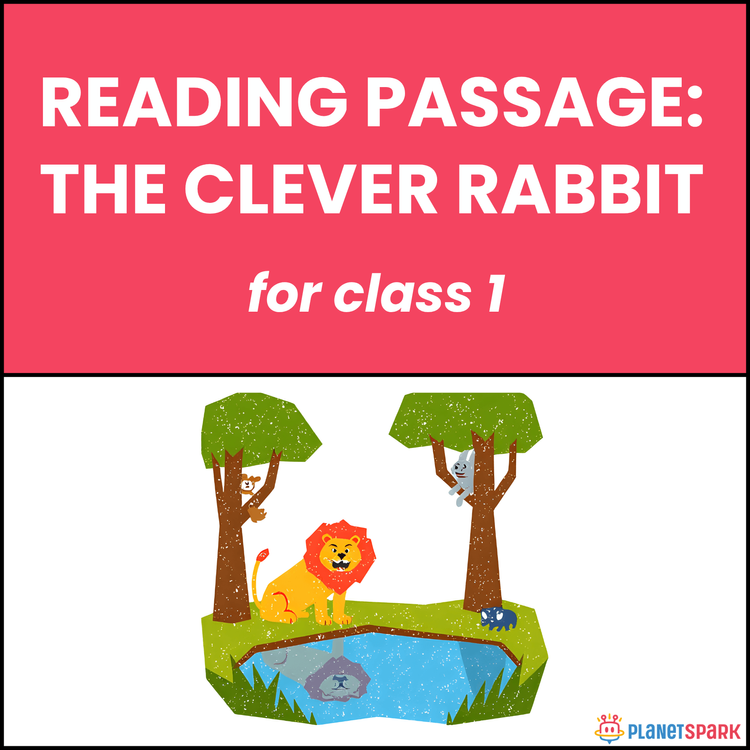 Class 1 Reading Passage on The Clever Rabbit